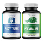 BB Company Slim Gut Bundle | Menopause Prebiotics and Probiotics for Women | Gut Vitamins for Digestive Health | Supports Joint Health & Sexy Midsection | Provitalize & Previtalize | 30 Day Supply