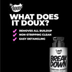 The Doux BREAKDOWN Clarifying Shampoo, Vitamin E Rosemary Detox, 8 oz