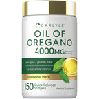 Carlyle Oregano Oil Supplement | 150 Softgel Capsules | Contains Carvacrol | Non-GMO & Gluten Free Formula