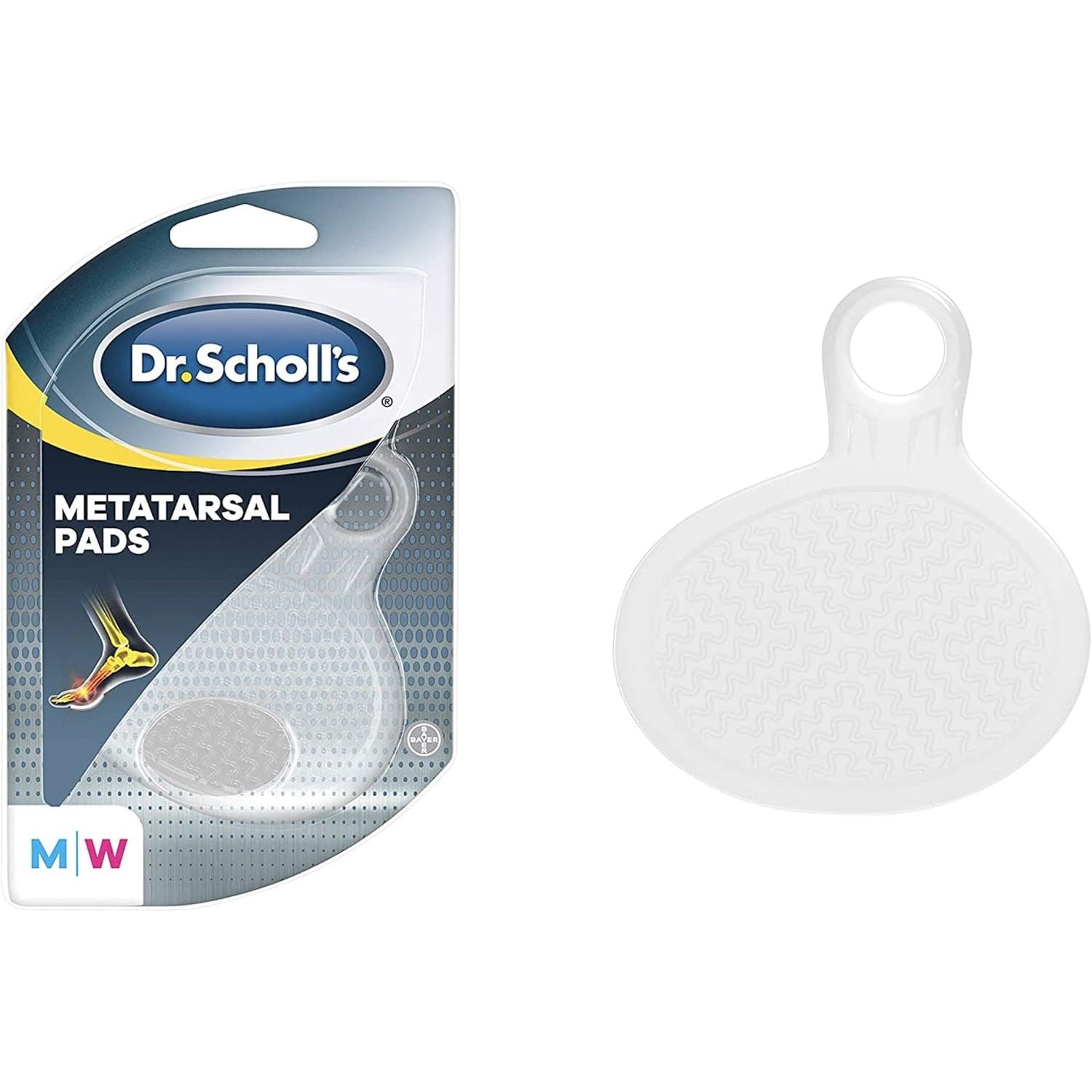 Buy now Dr. Scholl's Metatarsal Pads to Distribute Pressure with Every Step, 1 Count (Pack of 1) at indiglob india