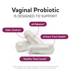 Vaginal Probiotics, 50 Billion CFU, Vaginal Health & pH Balance for Women | Healthy Odor & Yeast Balance, Womens Probiotics and Prebiotics with Cranberry Extract, Gluten-Free and Vegan, 30 Capsules