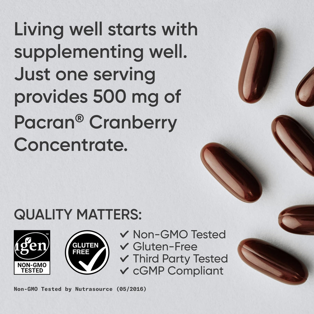 Sports Research® Cranberry Fruit Complex 500mg, 90 Softgels