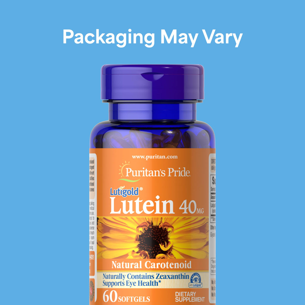 Puritan's Pride Premium Lutigold™ Lutein Carotenoid 40mg with Zeaxanthin