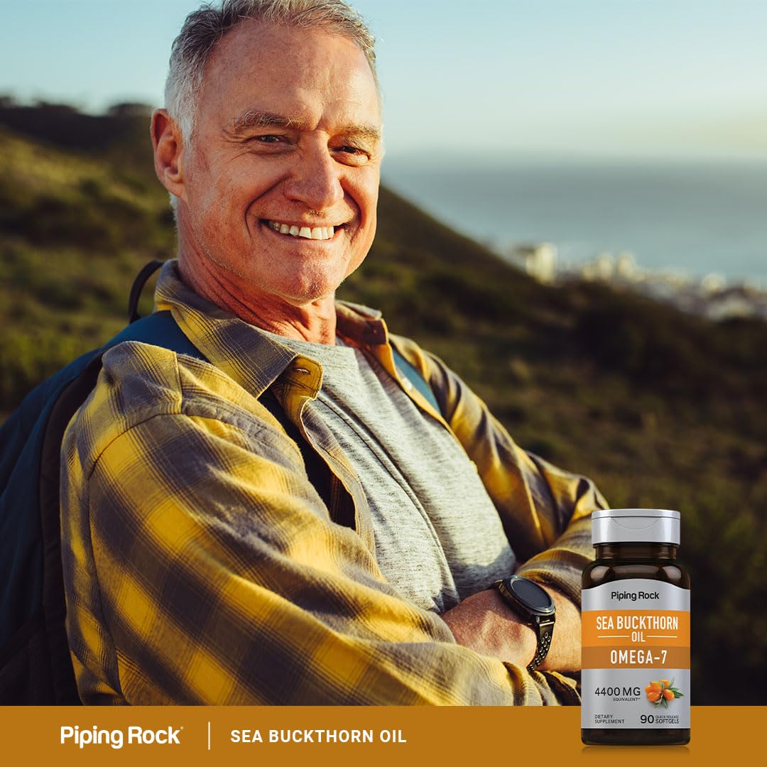 Piping Rock Sea Buckthorn Oil Capsules | 90 Softgels