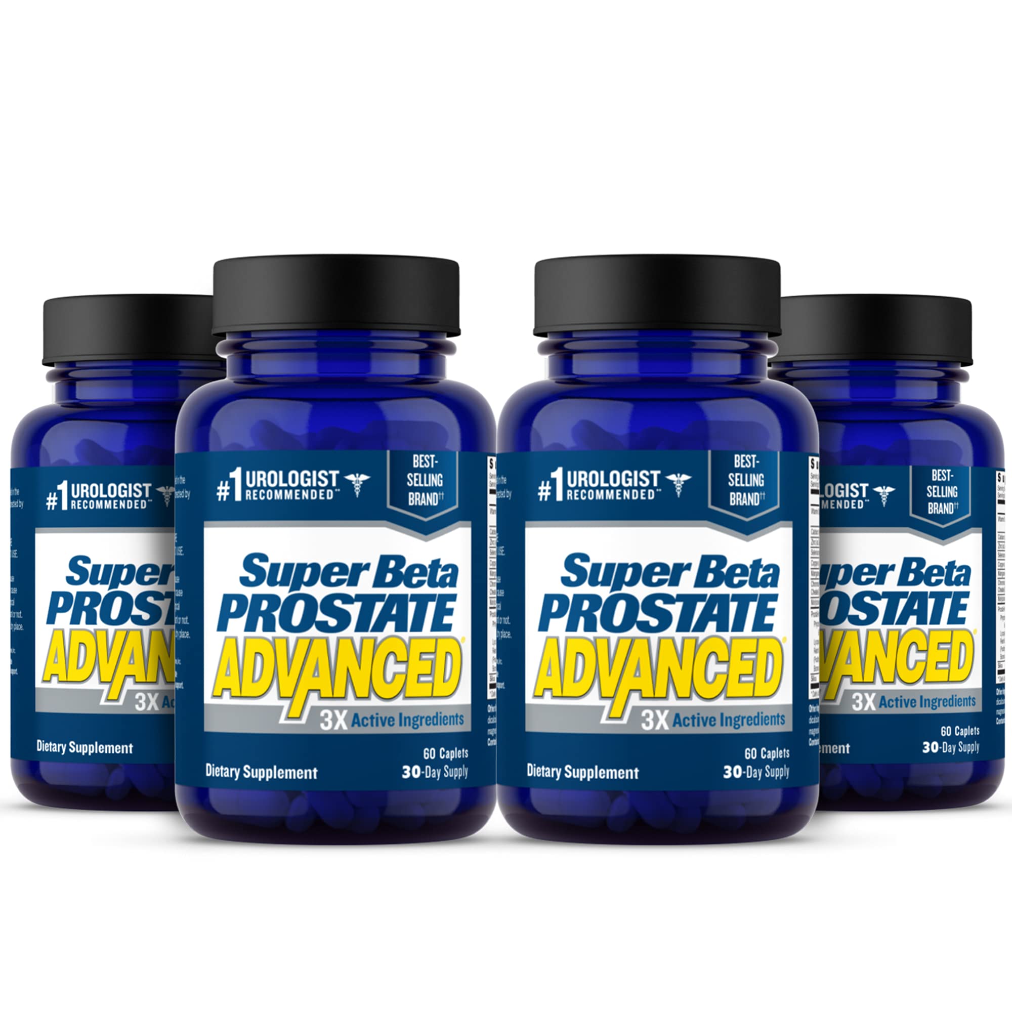 SUPER BETA PROSTATE Advanced - Prostate Health Supplements for Men, 120ct | Reduce Bathroom Trips, Promote Sleep, Better Bladder Emptying & Healthy Prostate