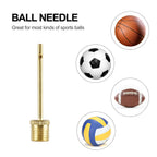 Bicycle Presta Schrader Valve Adaptor, 16PCS YASI Brass Bike Pump Adapters, Ball Pump Needle, Balloon Inflatable Toys Nozzle Inflator Adapter, Air Pump Accessories for Standard Pump or Air Compressor1