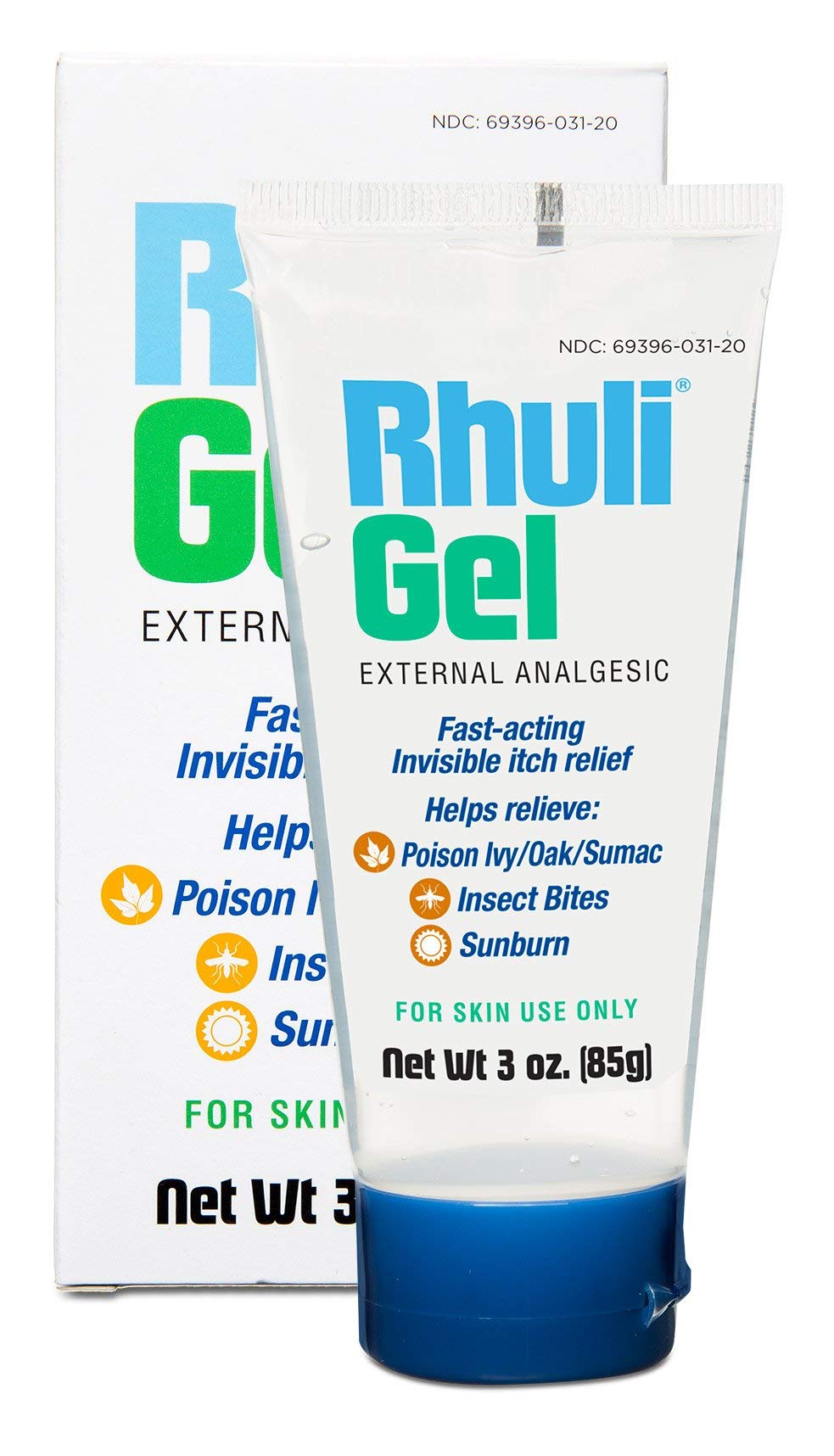 Gel Anti Itch Gel, External Analgesic, 3 oz Tube, Skin Relief
