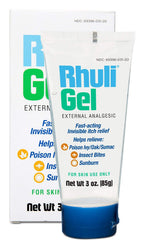 Gel Anti Itch Gel, External Analgesic, 3 oz Tube, Skin Relief