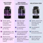 12-in-1 Melatonin Sleep Capsules - Natural Sleep Aids for Adults with Melatonin 5mg and Magnesium Glycinate 500mg, Sleep Aid with Ashwagandha, L Theanine, Valerian Root, GABA, 5-HTP (90ct, Pack of 2)