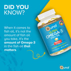 Qunol Ultra Omega-3 Fish Oil Mini Softgels, 1000mg EPA + DHA, 180ct | High Potency, Ultra-Purified Fish Oil, Support Heart Health and Brain Health, Lemon Flavor, Easy to Swallow Minis; Non-GMO