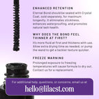 Lilac St Eternal Bond Lash Cluster Glue, Waterproof Brush Tip, Black | Quick-Drying Lash Adhesive for Eyelash Clusters with Long-Lasting Flexible Hold, Easy Removal & Comfortable Wear