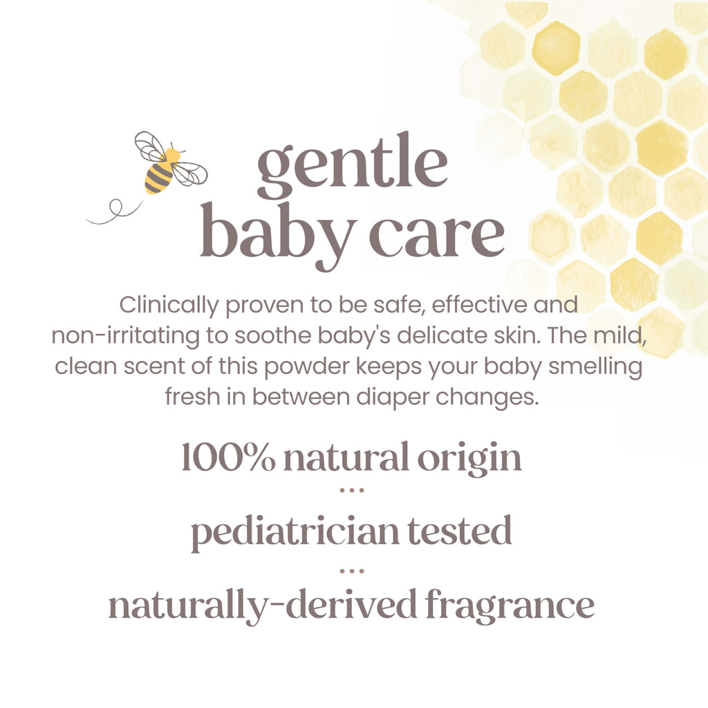 Burt's Bees Baby Dusting Powder, 7.5 Ounces | Talc-Free, Pediatrician Tested, Baby Skin Care Essential, Helps Keep Skin Soft and Dry, 100 Percent Natural Origin