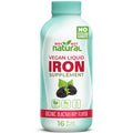 Why Not Natural Liquid Iron Supplement for Women, Men and Kids, Vegan Formulation for Anemia, Sugar Free, Vegan, Non-GMO, Organic BlackBerry Flavor 16 Fl Oz