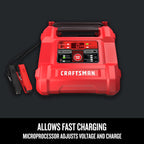 Buy now CRAFTSMAN 12A Car Battery Charger and Maintainer, 4-in-1 Solution, Battery Tester, for 6V/12V Power Sport, Automotive, and Marine Batteries, CMXCESM258 at indiglob india