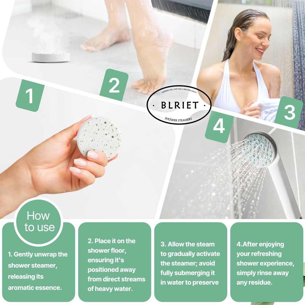 Blriet Shower Steamers Aromatherapy 18 Pack Gifts for Women Mom Wife