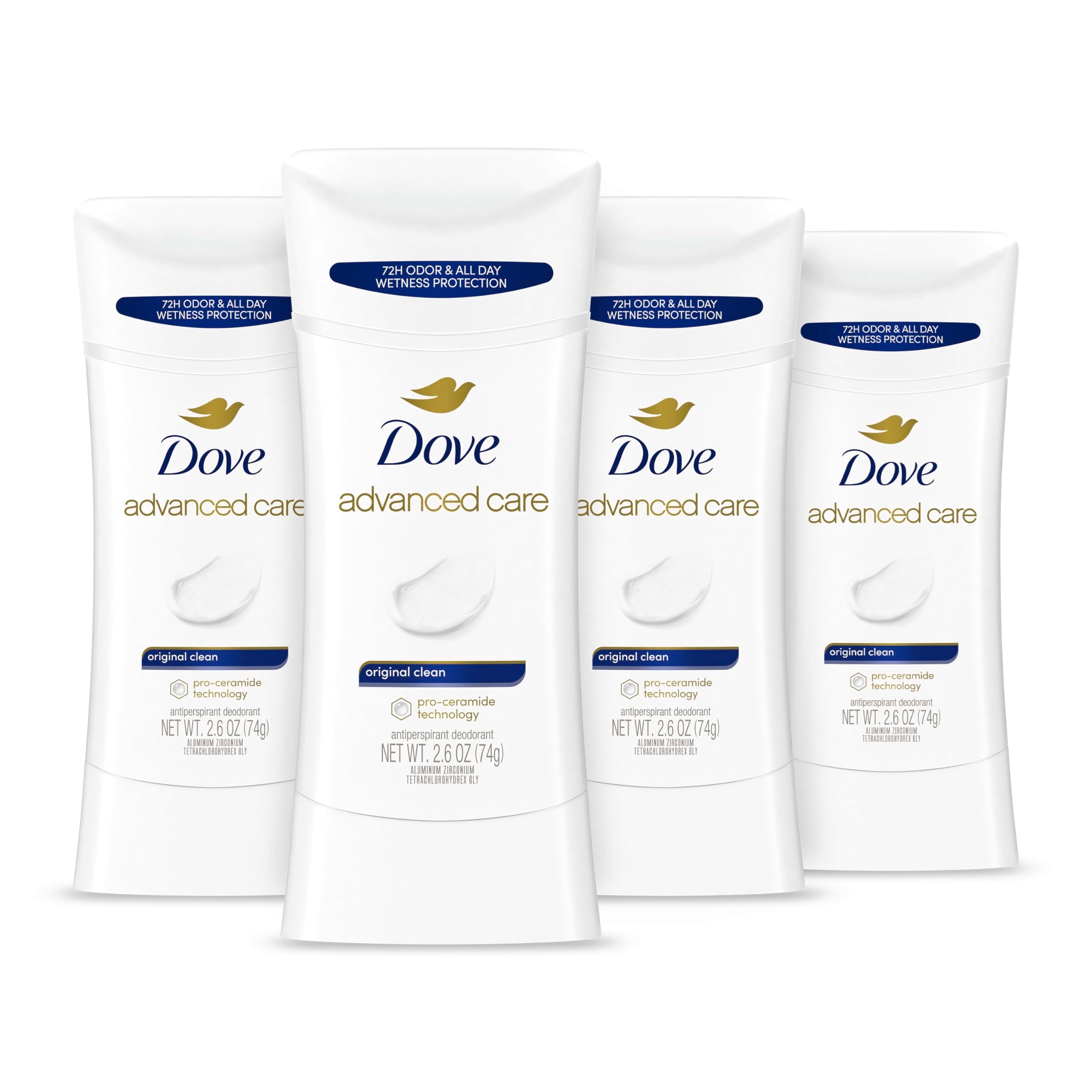 Buy now Dove Advanced Care Antiperspirant Deodorant, Revive, 2.6 Ounce (Pack of 2) 2.6 Ounce (Pack of 4) Original Clean at indiglob india