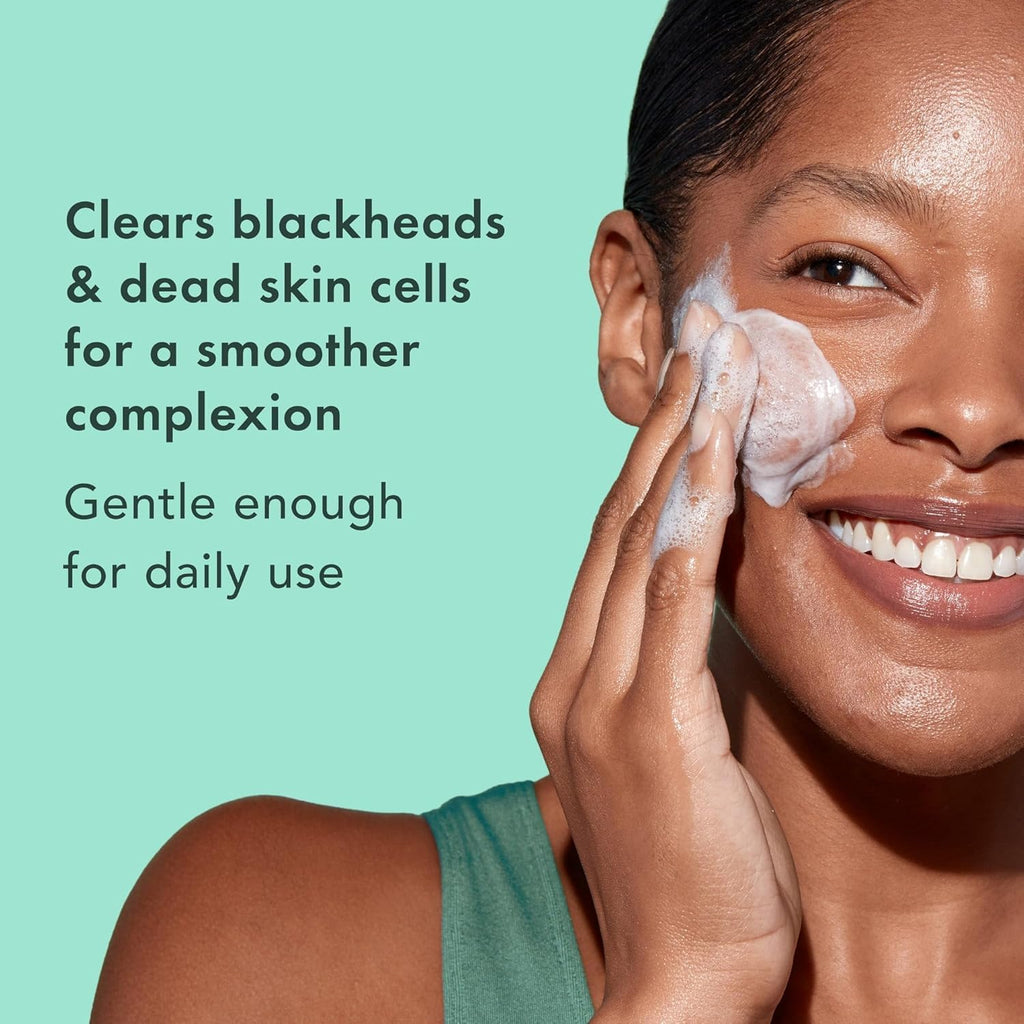 Rael Miracle Clear Facial Cleanser Face Wash (Exfoliating Cleanser, 5.1 oz) | Gentle Exfoliating Deep Pore Cleansing with Succinic Acid & Minerals, Korean Skin Care for Oily & Combination Skin