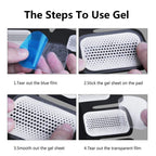 Buy now 50 Pcs/25 Packs Pads Abs Trainer Replacement Gel Sheet for Abdominal Muscle Trainer, Accessory for Ab Workout Toning Belt. at indiglob india