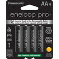 Panasonic BK-3HCCA4BA eneloop pro AA High-Capacity Ni-MH Pre-Charged Rechargeable Batteries, 4-Battery Pack