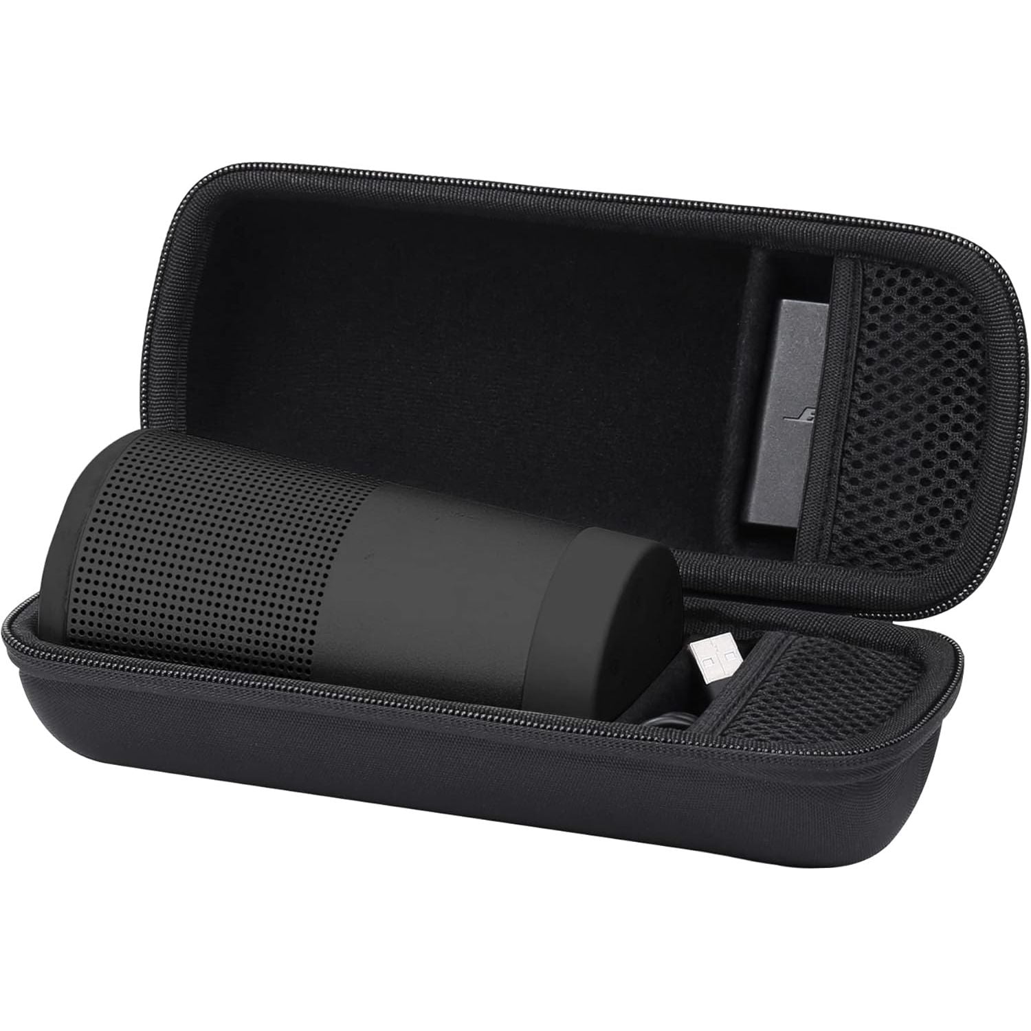 Buy now co2CREA Hard Case Replacement for Bose SoundLink Revolve Series II Portable Bluetooth Speaker, Black Case at indiglob india