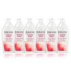 Jergens Cherry Almond Hand & Body Lotion, Dry Skin, 32 fl oz | Fast-Absorbing Moisturizer, Vitamins E, C & B5, Softens Dry Skin, Dermatologist Tested, Cherry Almond Scent