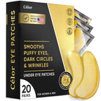Buy now Under Eye Patches (20 Pairs) - Eye Patches For Puffy Eyes And Dark Circles - Under Eye Mask For Beauty & Personal Care - Under Eye Mask Amino Acid & Collagen For Dark Circles And Puffiness by Celor Gold (20 Pairs) at indiglob india