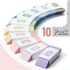 Mr. Pen- Pencil Erasers, 10 Pack, Morandi Colors