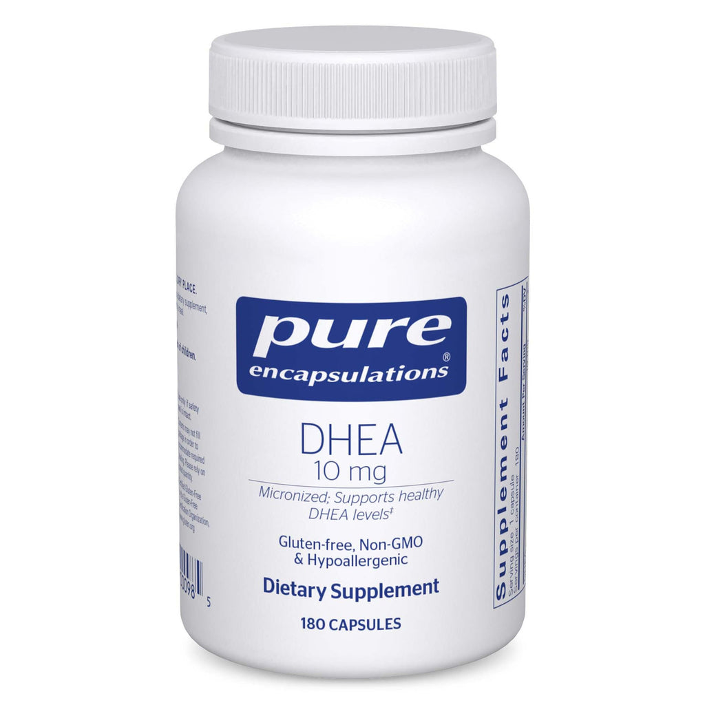 Pure Encapsulations DHEA 10 mg, 180 Capsules | Adrenal Supplement for Immune Support, Metabolism and Hormone Balance*, with Micronized DHEA