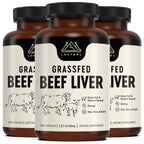 Lonvera Grass Fed Beef Liver Supplement – 3000mg Freeze Dried Desiccated Organs – Nutrient Source for Joints, Bones, Hair, Skin, Nails & Daily Energy – 120 Pasture-Raised Capsules - 90 Day Supply