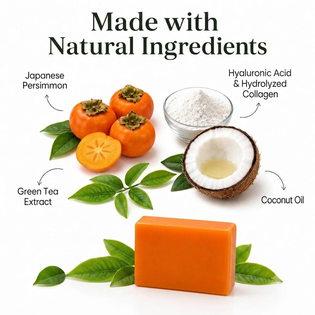 Kaori Deodorizing Persimmon Soap – Natural Body Bar