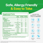 Culturelle Kids Multivitamin + Probiotic Chewable, Ages 3+, 50 Count | From the #1 Pediatrician-Recommended Brand± Promotes Digestive, Oral, Immune Health* with 11 Vitamins & Minerals, Fruit Punch