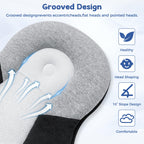 Baby Feeding Support Wedge Pillow, Infant Nursing Cushion with Gentle Incline for Bottle Feeding and Tummy Time, Portable Lounger Support