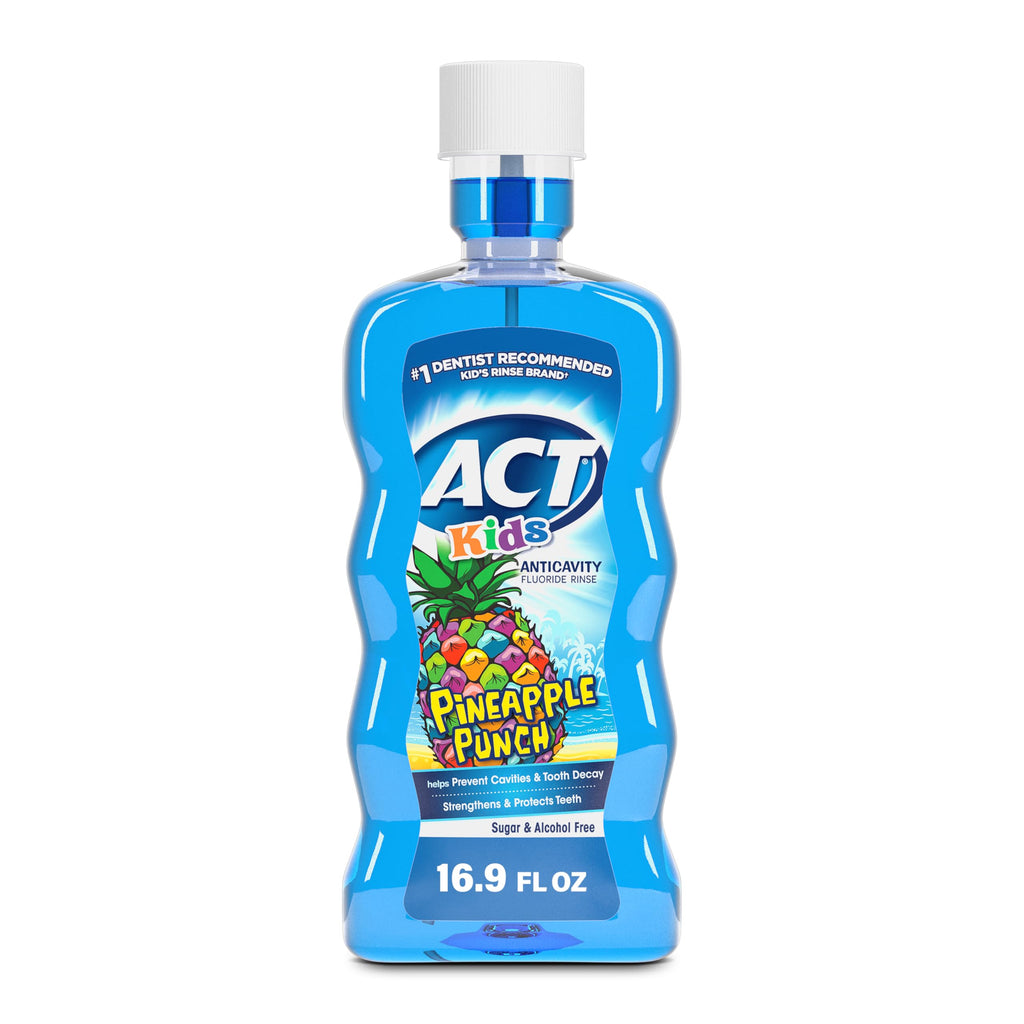 Buy now ACT Kids Anticavity Fluoride Rinse Groovy Grape 16.9 fl. oz. Accurate Dosing Cup, Alcohol Free at indiglob india