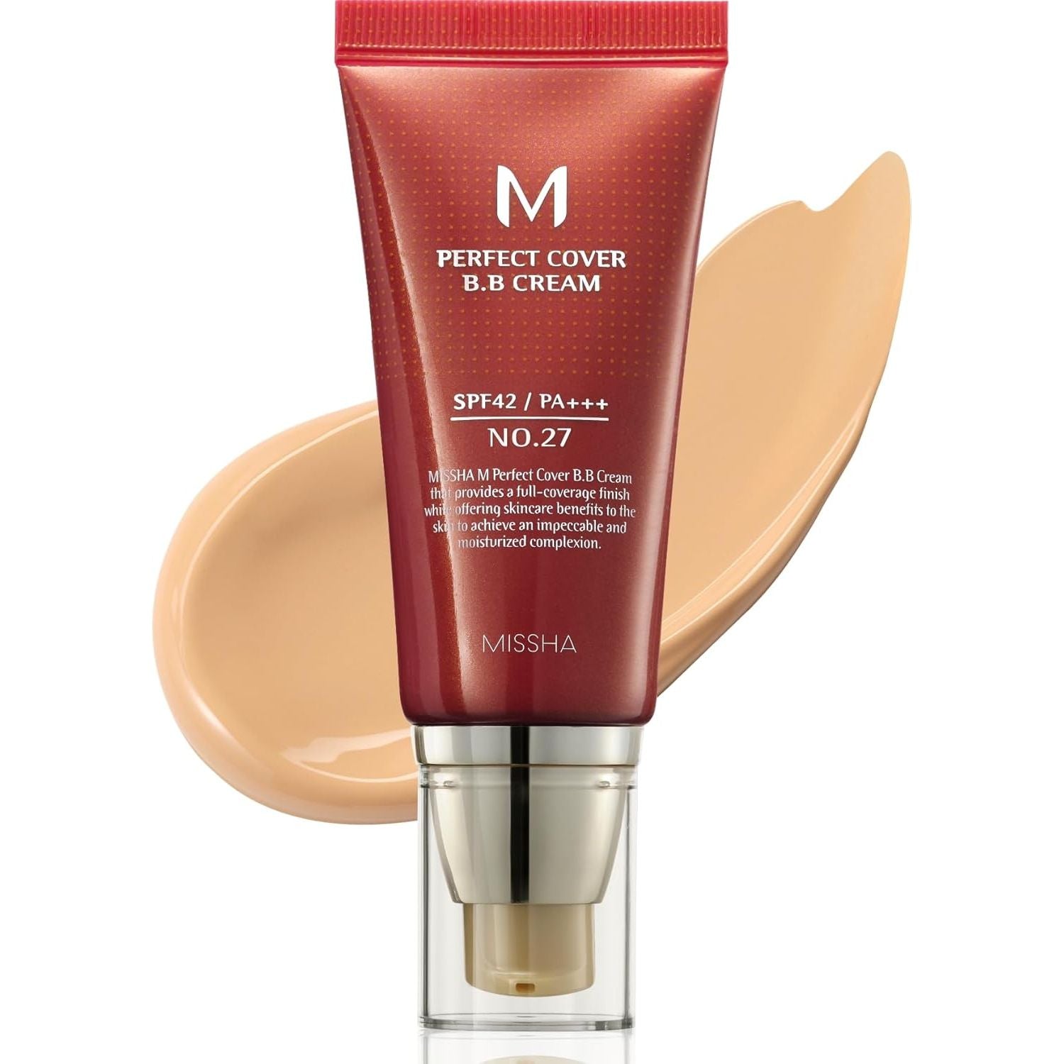 Buy now MISSHA M Perfect Cover BB Cream No.13 Bright Beige - Fair with Cool Undertone SPF 42 PA +++ 1.69 Fl Oz - Tinted Moisturizer with SPF 1.69 Fl Oz (Pack of 1) No.27 (Honey Beige) at indiglob india
