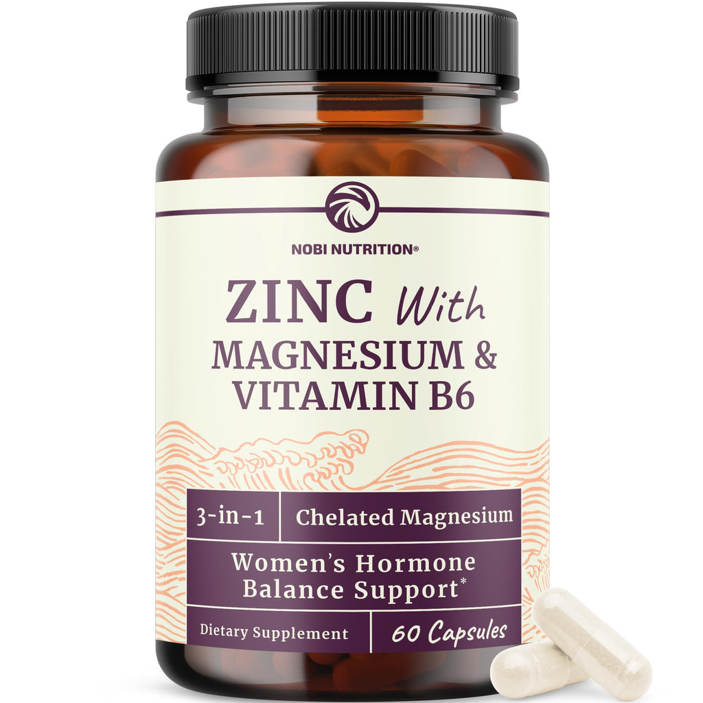 Zinc and Magnesium Supplement with Vitamin B6, Women’s Hormone Balance