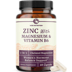 Zinc and Magnesium Supplement with Vitamin B6, Women’s Hormone Balance