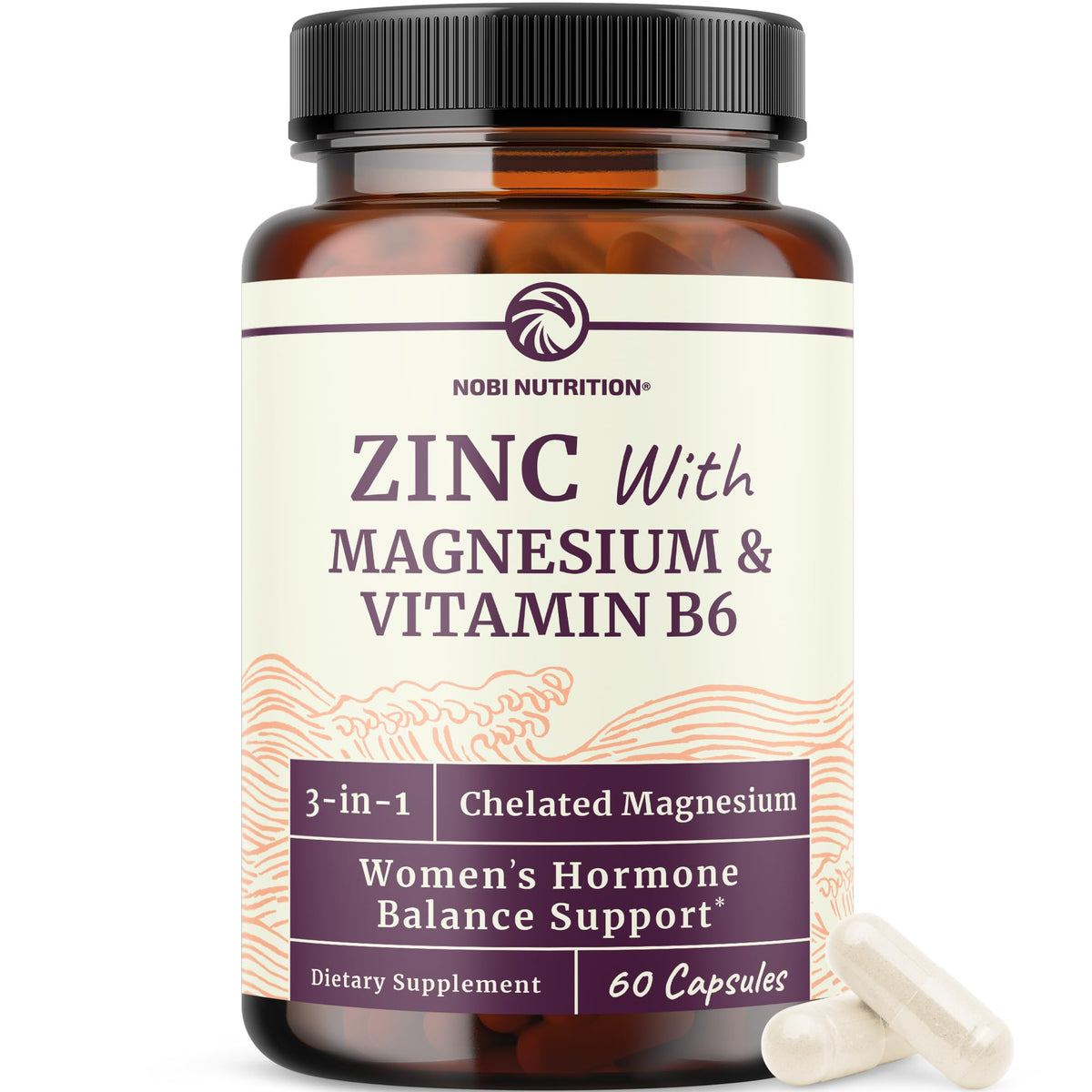 Zinc and Magnesium Supplement with Vitamin B6, Women’s Hormone Balance