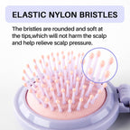 RHOS Folding Brush with mirror for women features soft nylon bristles that gently care for your scalp. Order online today!