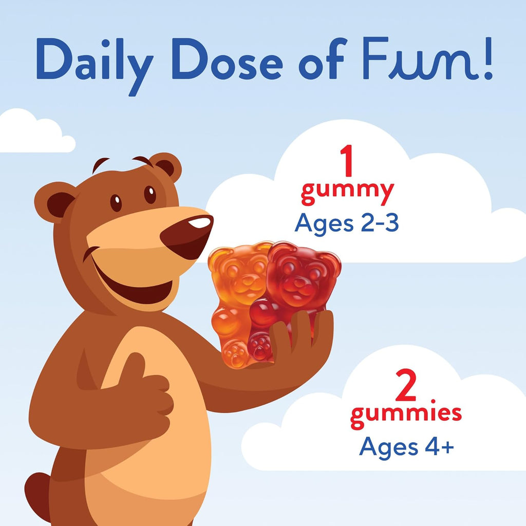 Buy now L'il Critters Gummy Vites Daily Kids Multivitamins Assorted Fruit Flavors for Ages 2+ Toddlers & Kids, Gummy Vitamin with Vitamin C and D, 95-190 Day Supply, 190 Gummies at indiglob india