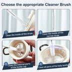 Straw Cleaner Brushes Sets for Stanley Mug,A Set of 12,Crevice Cleaning Brush Long Straw Brushfor Sippy Cup,Tumbler,Water Bottle