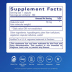 Pure Encapsulations Hyaluronic Acid, 180 Capsules | For Skin Hydration, Joint Lubrication and Joint Health*, Effective Absorption, Gluten-Free, Vegan and Non-GMO