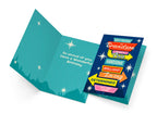 Prime Greetings Birthday Card For Grandson, Made in America, Eco-Friendly, Thick Card Stock with Premium Envelope 5in x 7.75in, Packaged in Protective Mailer