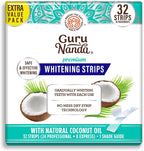 Buy now GuruNanda Teeth Whitening Strips - 7-Day Treatment with Non-Slip, Dry Strip Technology - Whitening Designed with Care for a Brighter Smile at indiglob india