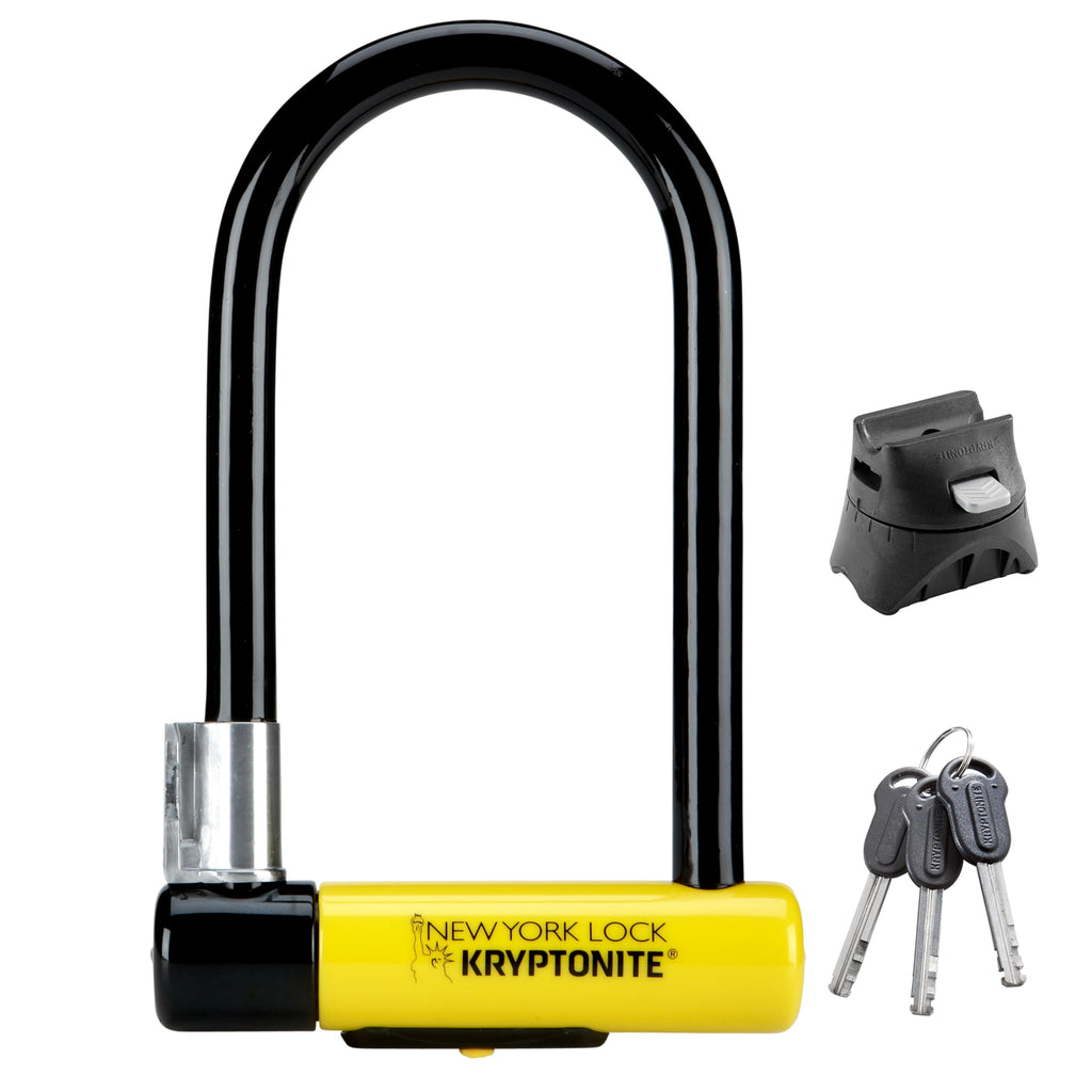 Kryptonite New York Standard Heavy Duty U-Lock, 16mm Anti-Theft Bike Lock