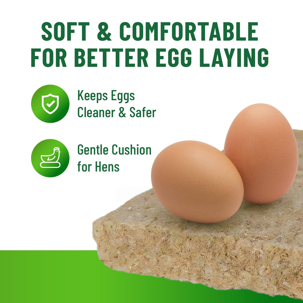 Small Pet Select Hemp Nesting Pads, Chicken Coop & Boxes, 10-Pack