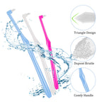 Buy now Boao 6 Pieces Tuft Toothbrush Tufted End-tuft Soft Trim Single Compact Interdental for Detail Cleaning Tapered Brush(Tapered Brush) at indiglob india