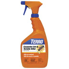 TERRO Ready to Use Carpenter Ant & Termite Killer - Indoor Carpenter Ant Killer, Termite Killer Spray - Do It Yourself Termite Treatment - T1100-6, 32 oz spray bottle