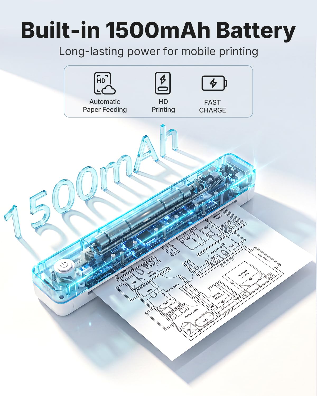 Rongta Bluetooth Thermal Portable Printer for Travel