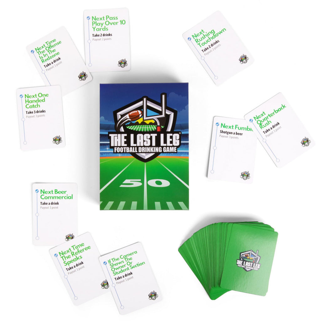 Beer Pressure The Last Leg - Live Football Drinking Game. Perfect for Game Days, Tailgates, Parties, and Pre Games.