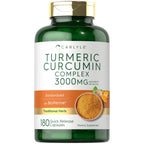 Carlyle Turmeric Curcumin Supplement | 180 Capsules | with Black Pepper